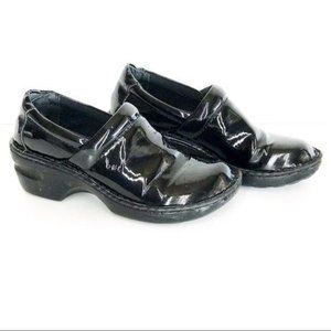 B.O.C.  Born Patent Leather Work Clogs Work Clogs